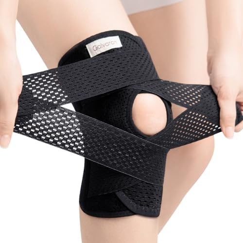 Adjustable Knee Brace with Side Stabilizers Support for ACL MCL Meniscus Pain