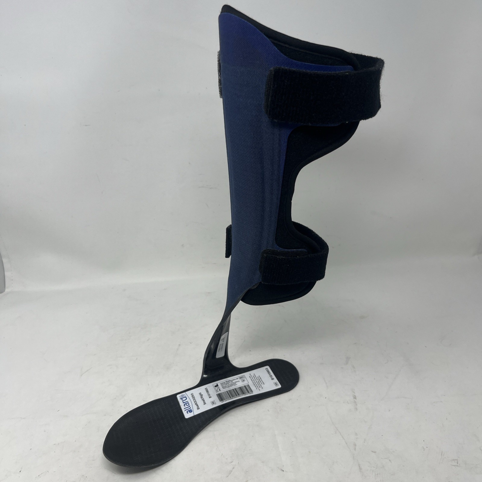 Allard BlueRocker Right Small S Adjustable Blue Black Leg & Foot Orthosis