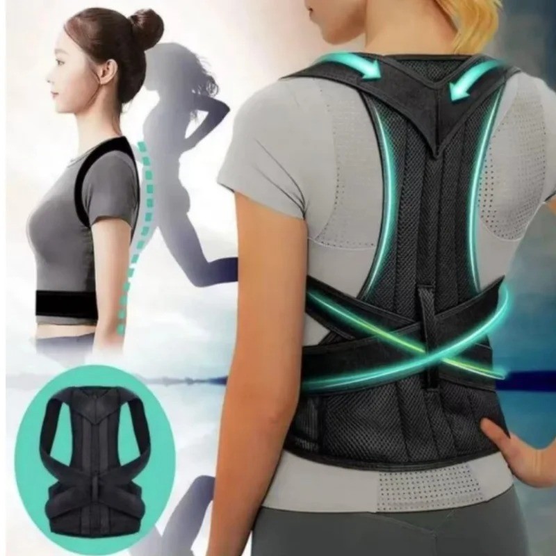 Posture Corrector Upper Back Brace Straightener for Neck Hump Back Scoliosis US