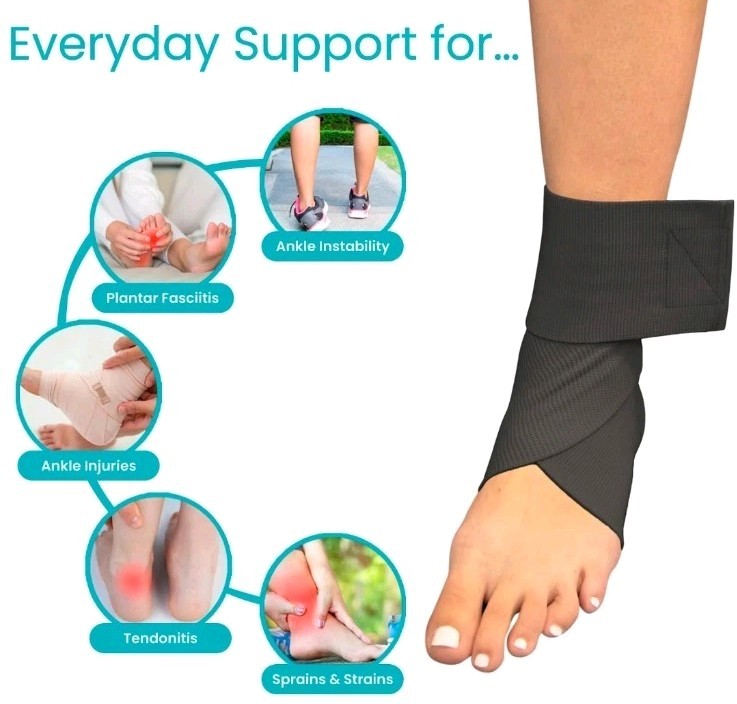 Vive Ankle Wraps – 1 Pair. One Size
