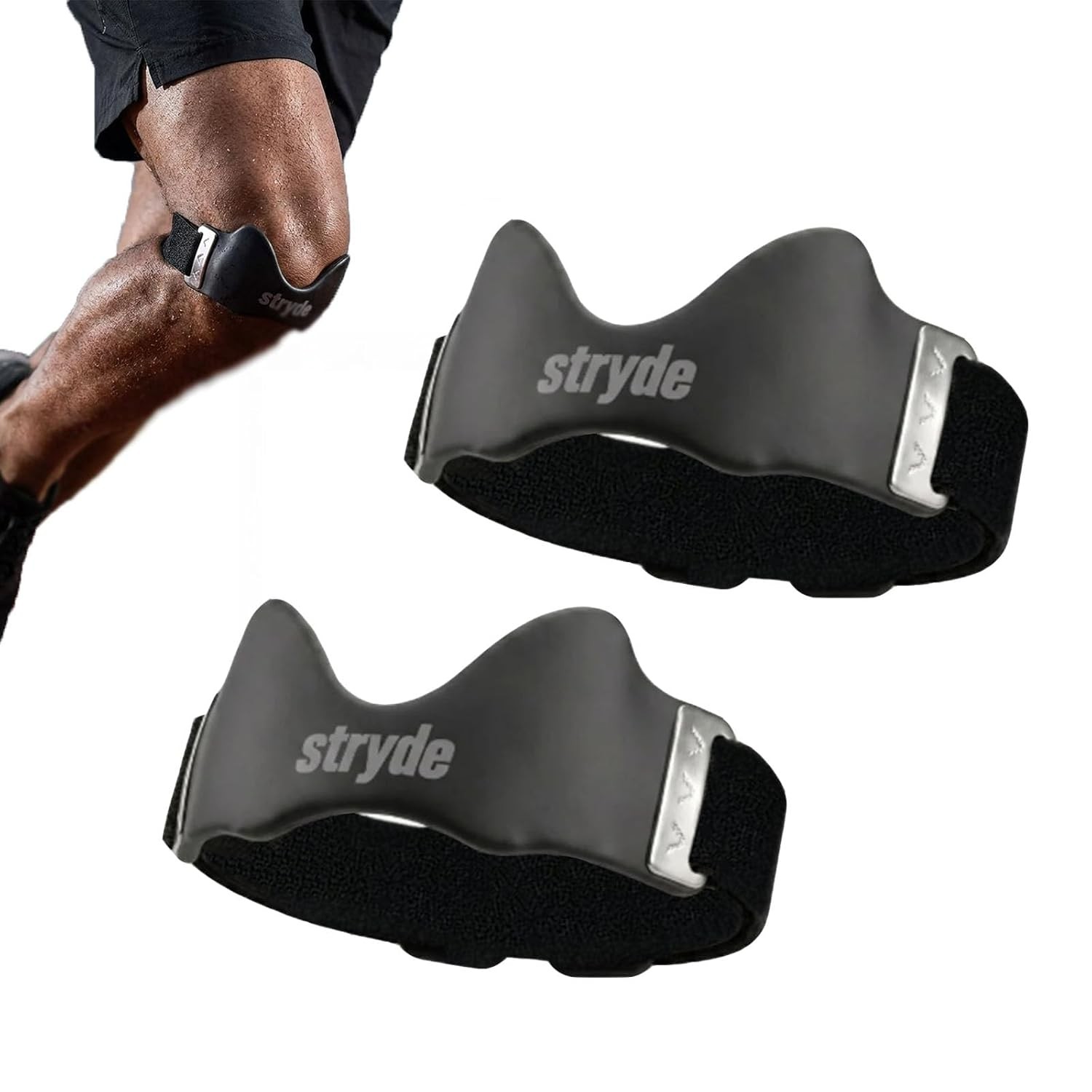 Stryde Precision Knee Strap, 2026 Upgraded Patellar Tendon Support with Silicon