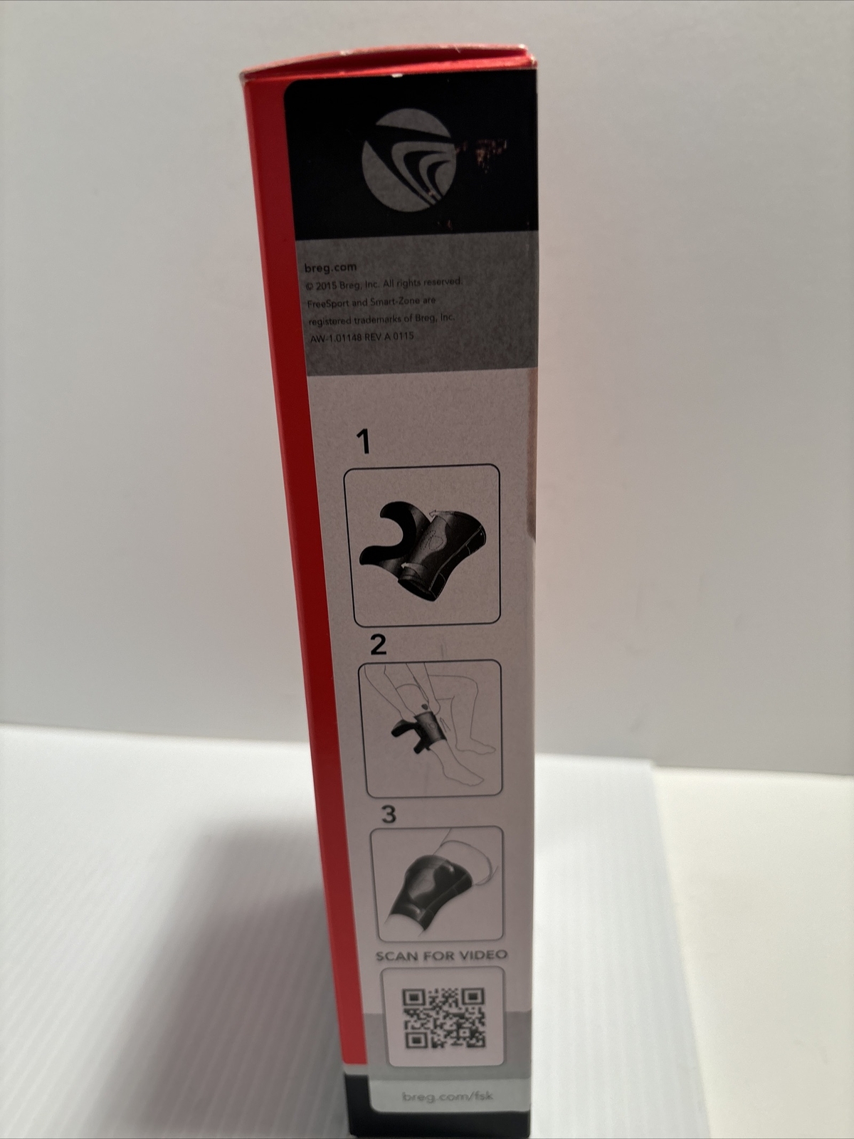 breg 100462-120 knee brace/small/left freesport