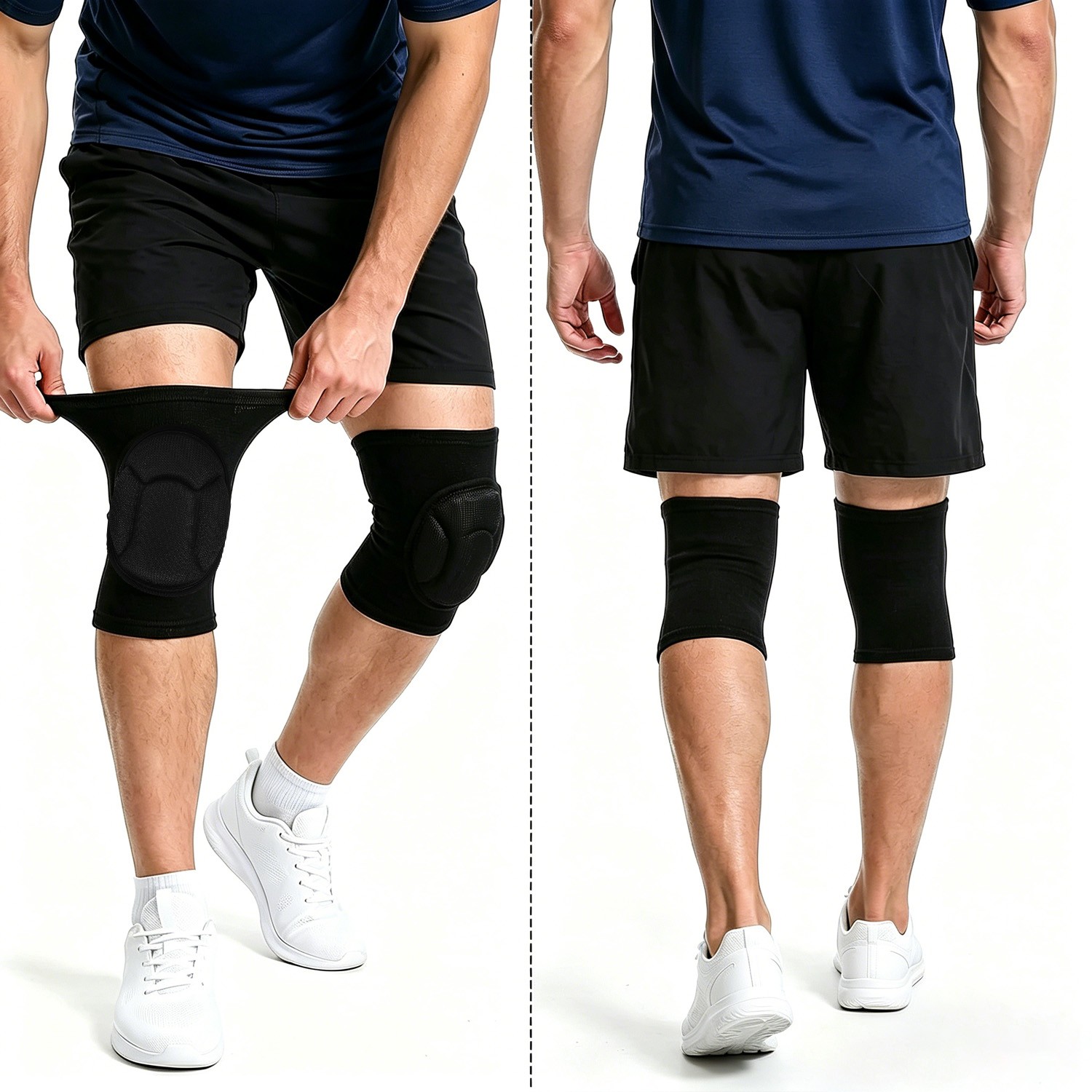 Durable Knee Pads 1Pair – Leg Protector for Sports Construction & Flooring | USA