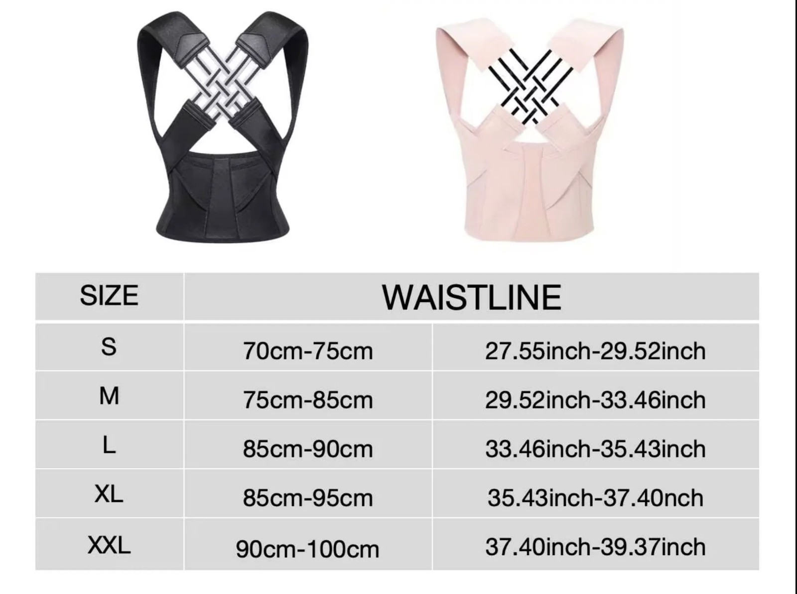 Back Brace Posture Corrector for Women and Men, Shoulder Straightener Adjustable