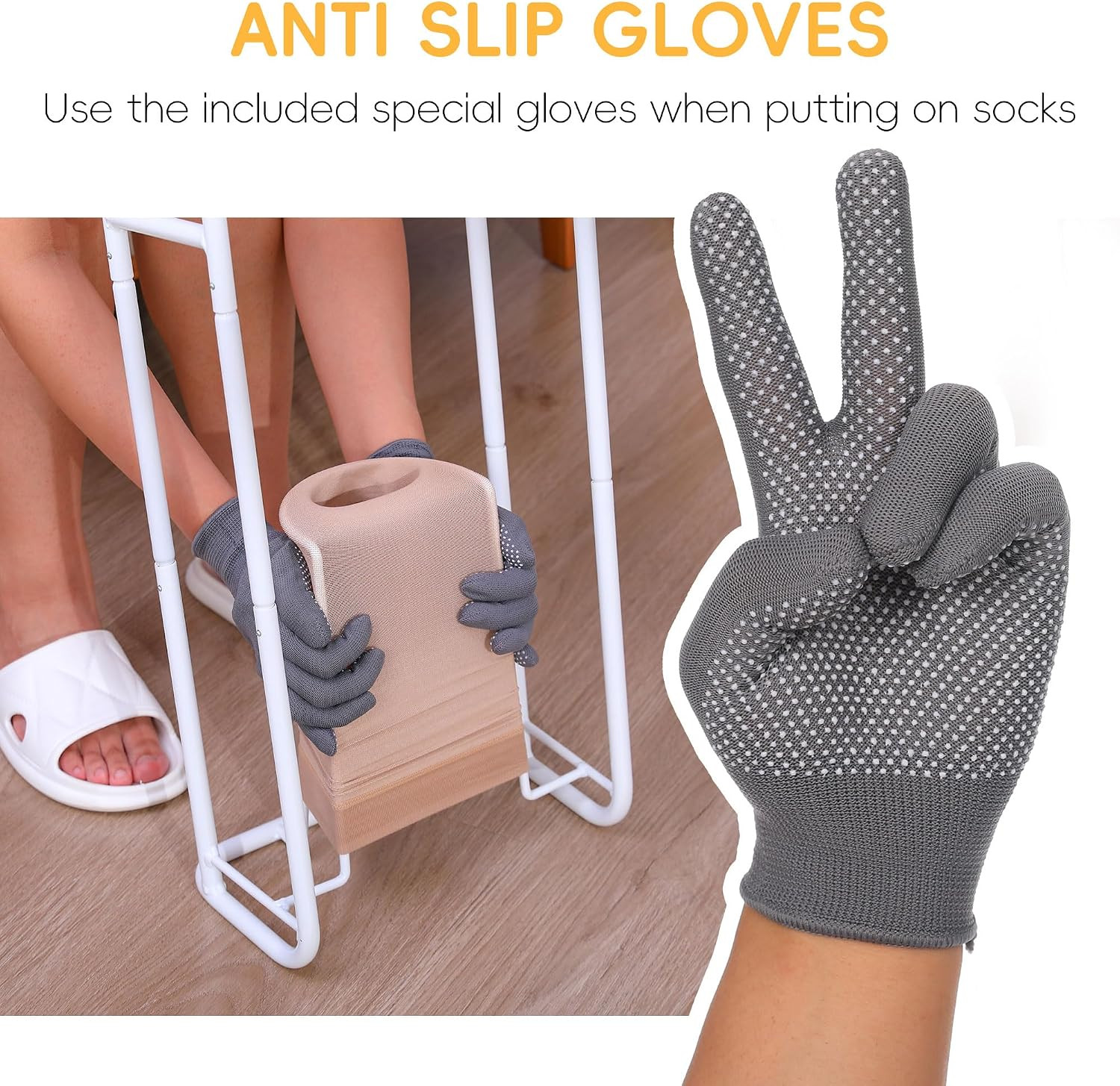 Upgraded Extra-Large Compression Sock Aid Device – Sock Aids for Compression
