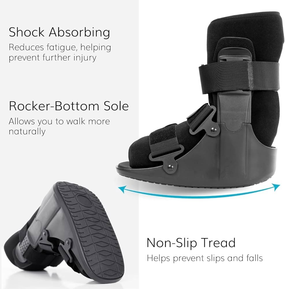 BraceAbility 10A13 Short Fracture Boot Medium