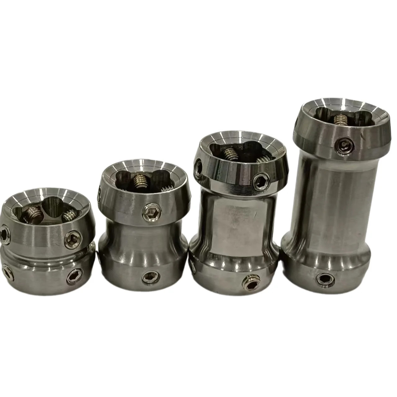 Two-Way Tube Adapter for Prosthetic Limbs – Stainless Steel Connector Parts