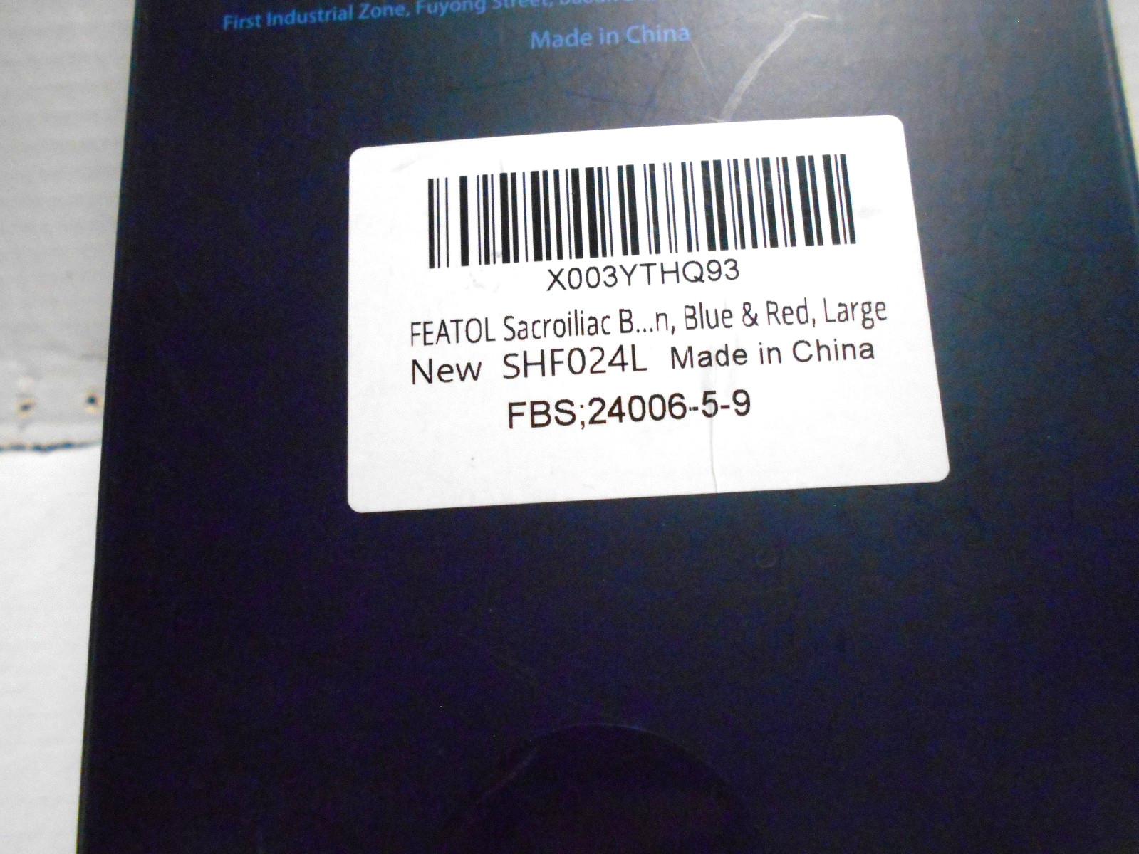 Featol Sacroiliac Belt Size Large Maximum Pain Relief For Men Or Women