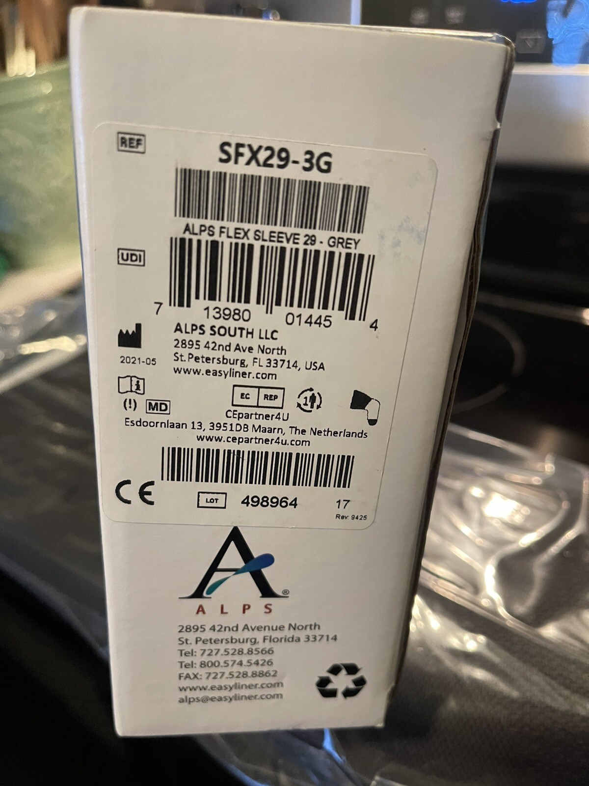 New Alps SFX29-3G – Flex Sleeve 29 – Grey – Fast Shipping, Trusted Seller!!!