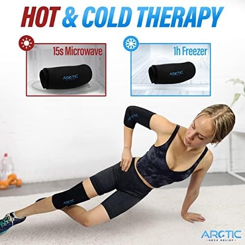 2 Pack Elbow Knee Ice Wrap Reusable Compression