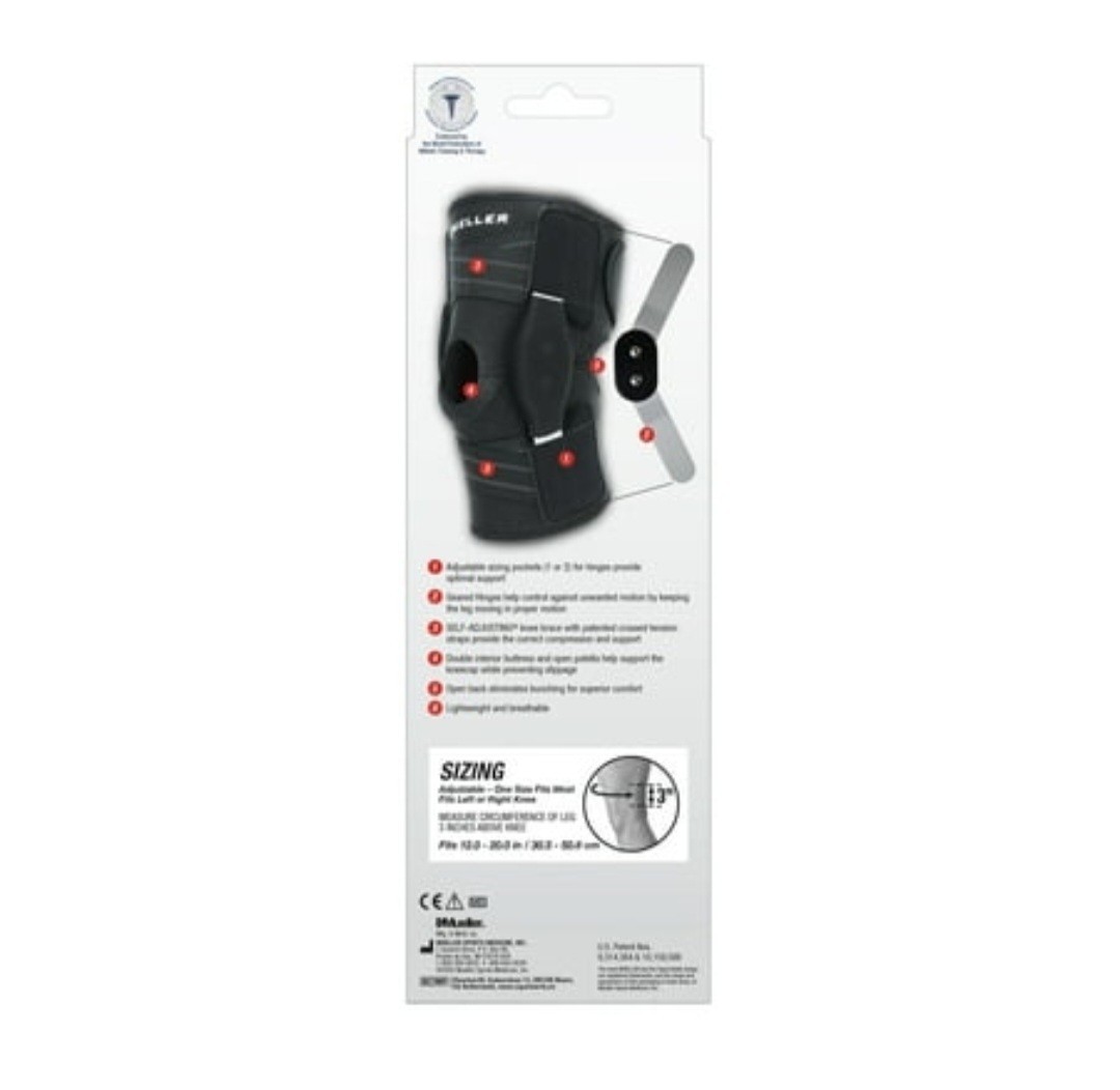 Mueller Adjustable Hinged Knee Brace, Black, One Size Fits Most|FREE SHIPPING!!