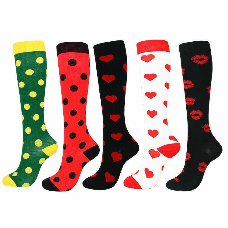1Pair Mens Womens Sports Compression Calf Running Stockings Medical Support