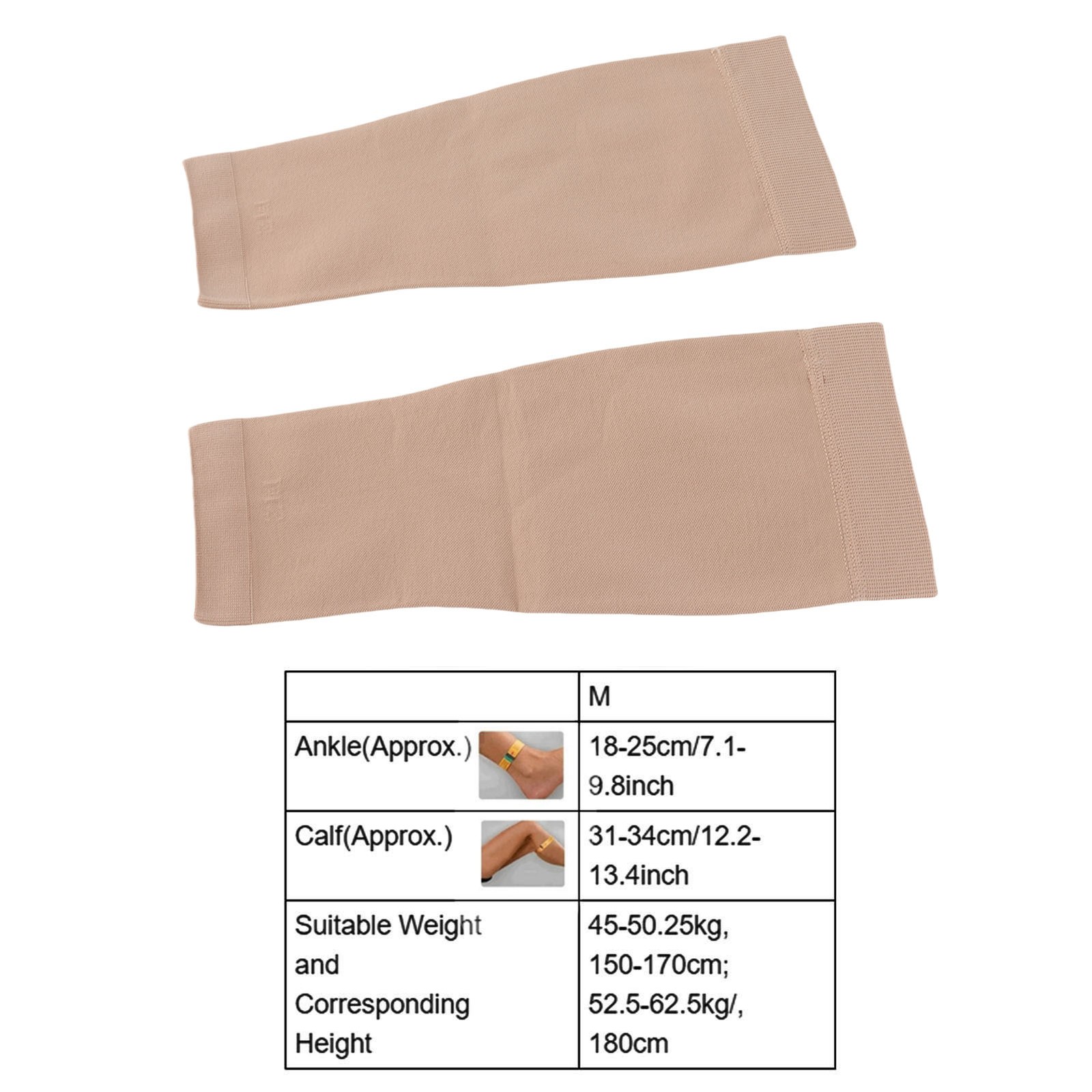 1 Pair Compression Sleeve For Sports Elastic Calf Sleeve For Running PQKR