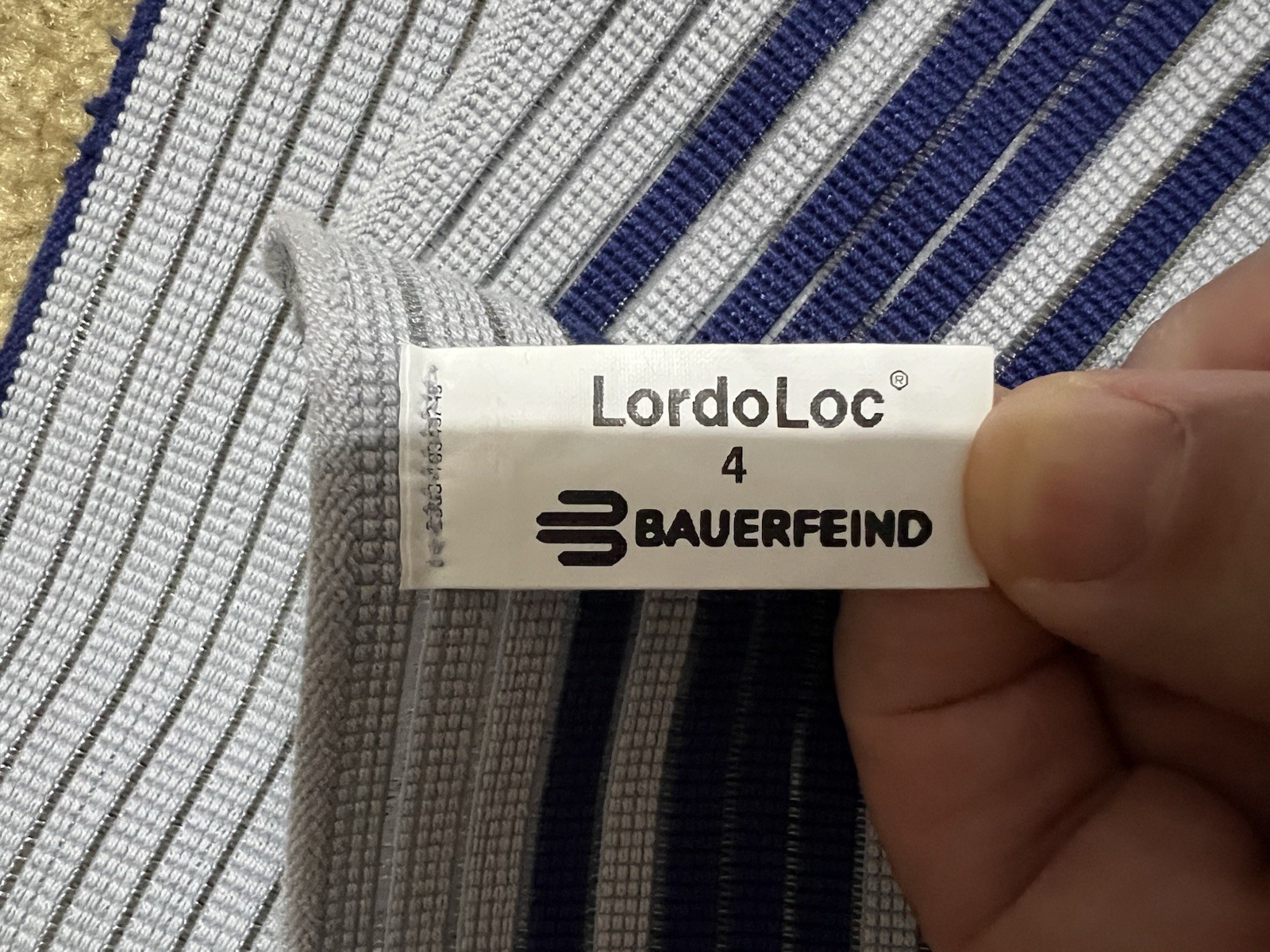 Bauerfeind LordoLoc Belt Back Support Brace Germany Made Sz 4
