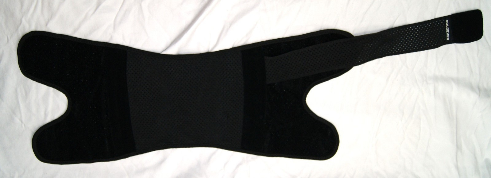 lot of 3 soloever ultra thin knee brace 2XL XXL black hook & loop closure