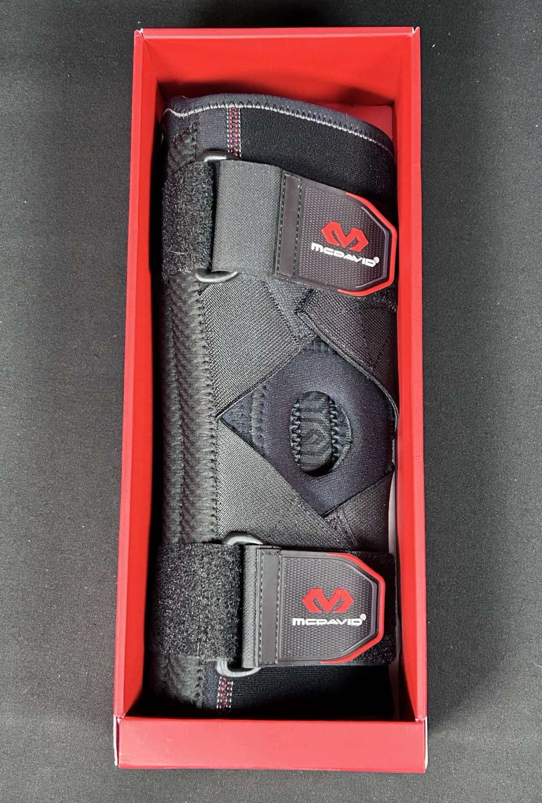 McDavid Knee Brace with Stays & Cross Straps Size Medium