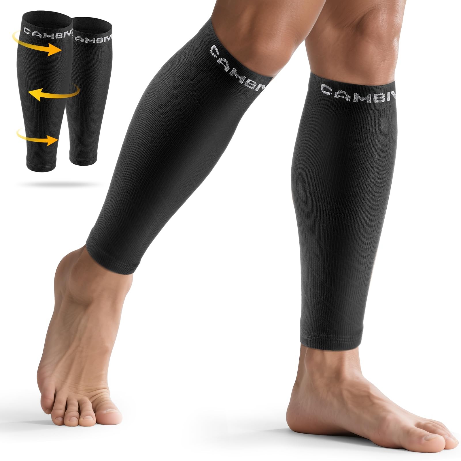 1 Pair Calf Compression Sleeves for Men & Women, Sports Compression Leg Sleev…