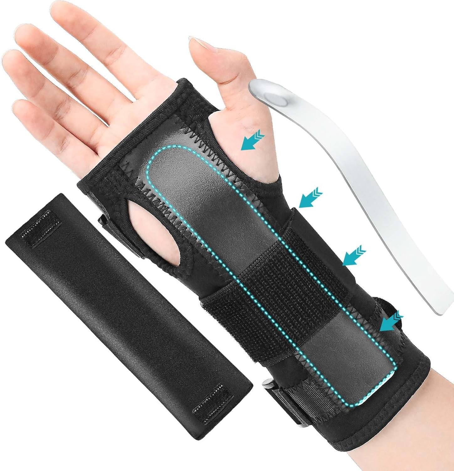 Adjustable Wrist Splint Brace for Carpal Tunnel Pain Relief Arthritis Tendonitis