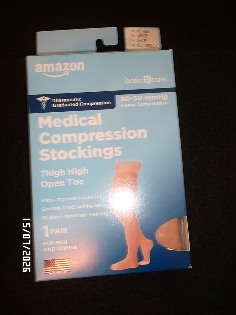 5 PAIRS COMPRESSION SOCKS. COPPER FIT ENERGY. TRUFORM. SB SOC. 20-30MMHG. XL & L