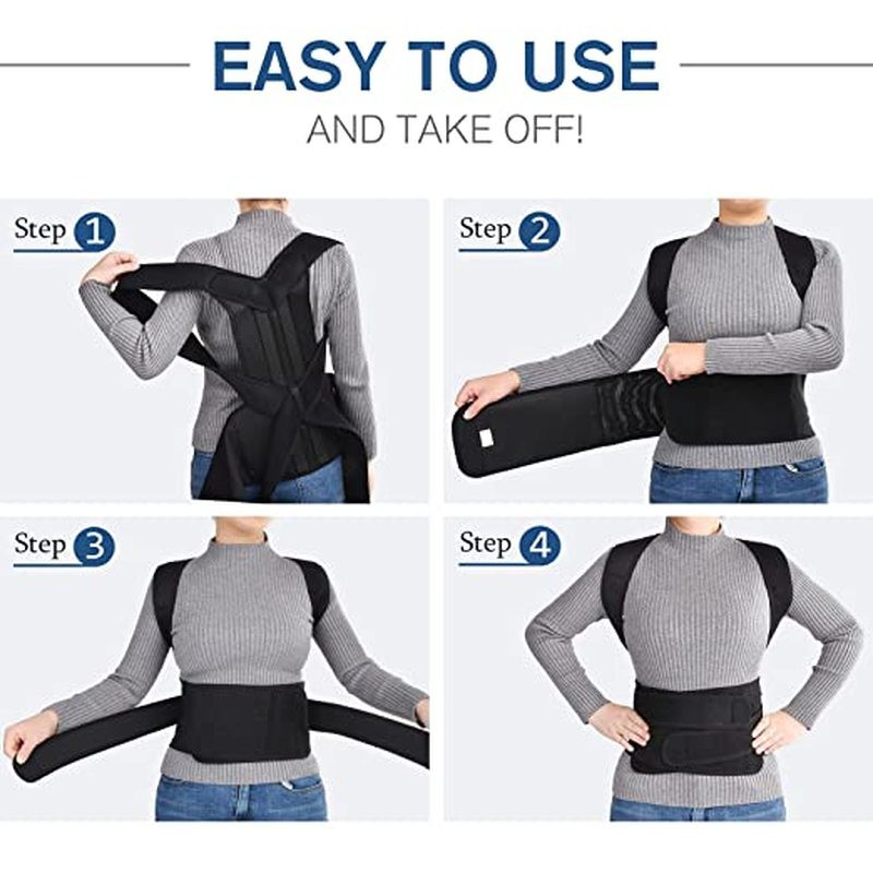 Hot Medical Scoliosis Posture Corrector Spine Back Support Shoulder Brace Belt
