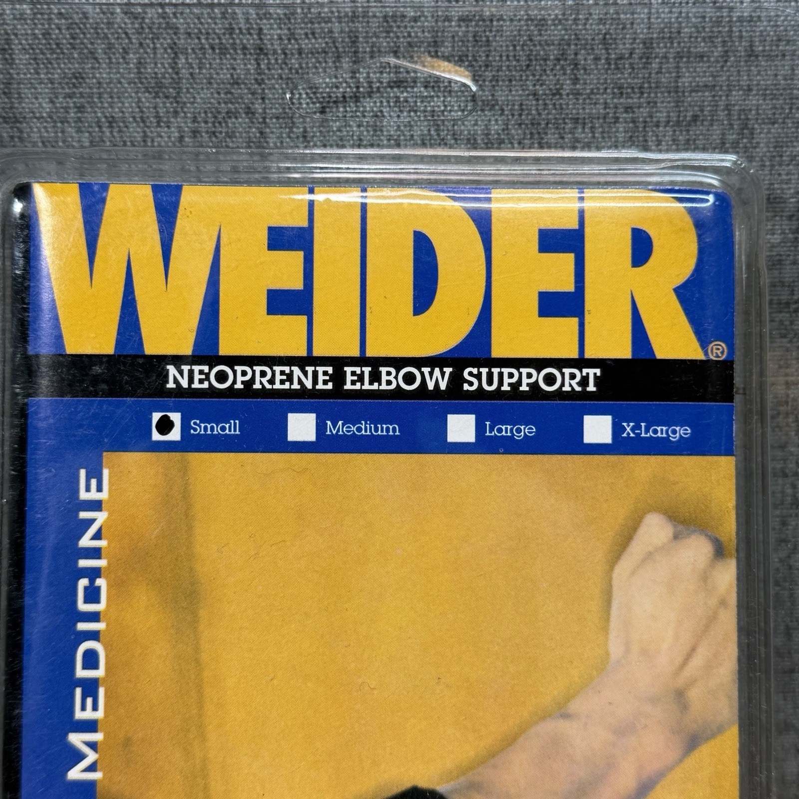New Vintage Weider Fitness Neoprene Elbow Support Adult Size Small 7”-9”