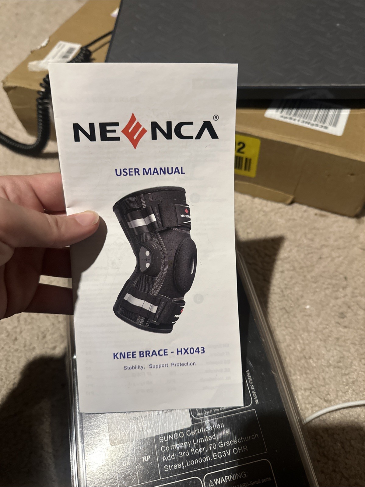 NEENCA Professional Knee Brace for Knee Pain Hinged Knee Support Size Large