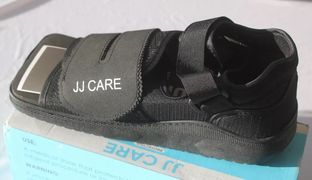 Post-Op Shoe by JJ Care LARGE Men ( 8.5-10 ) Women (9.5-11 ) NEW Open Box
