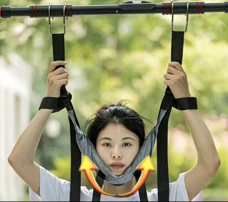 Neck Stretcher Brace Cervical Traction Device for Home Use Portable Neck Relief