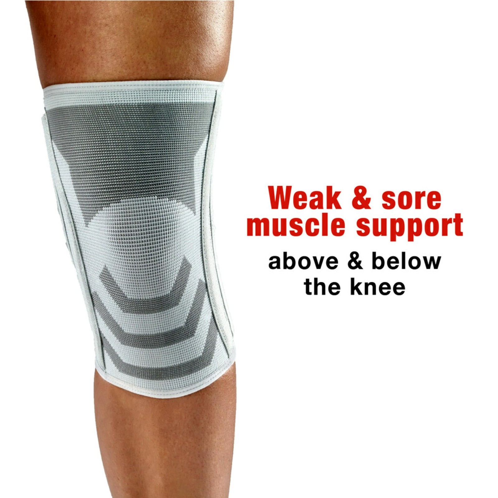 Compression Knee Brace w/Side Stabilizers, Support Injured Knee With Mild Com…