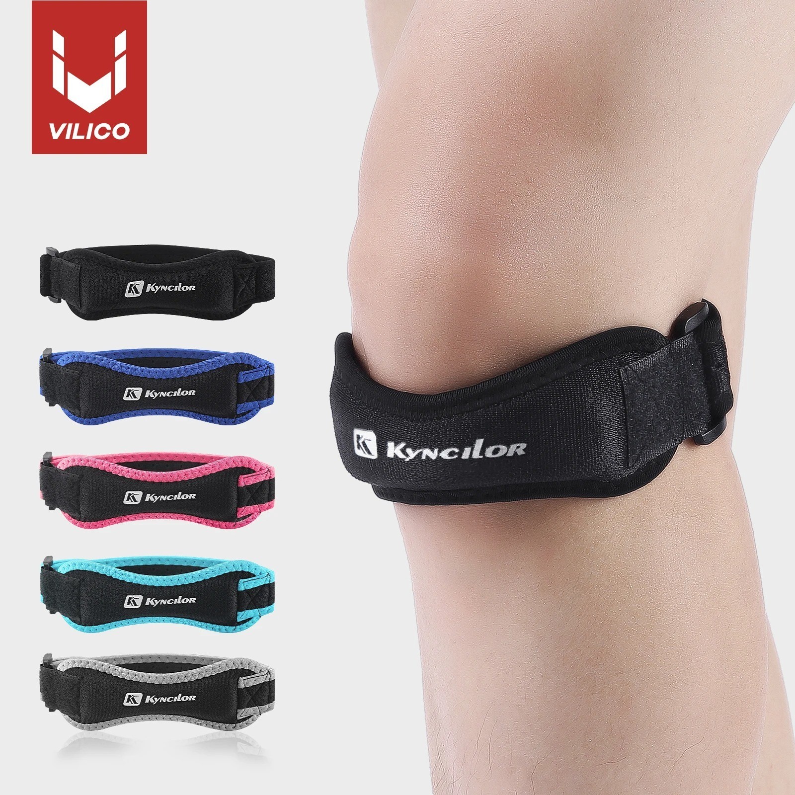 Knee Brace Support Patella Stabilizer Strap Arthritis Running Tendon Pain Relief