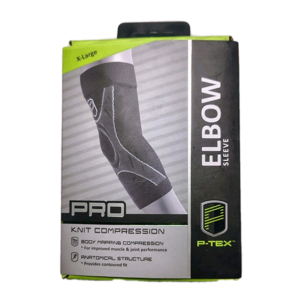 P-TEX Pro Knit Compression Elbow Sleeve X-Large P-TEXE500 NEW FAST SHIPPING