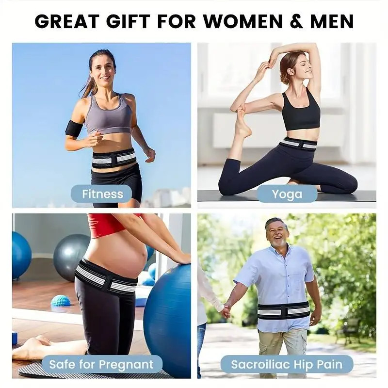 120cm 130cm Sacroiliac SI Joint Hip Belt Lower Back Support-Hip Braces for