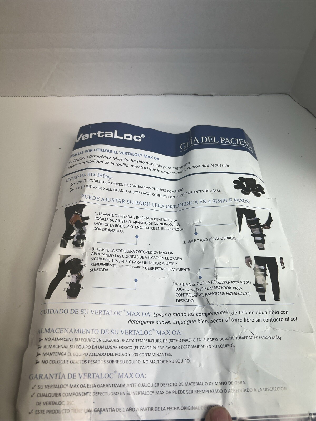 Vertaloc Max OA Knee Brace Size Small Left Maximize Stability New Other