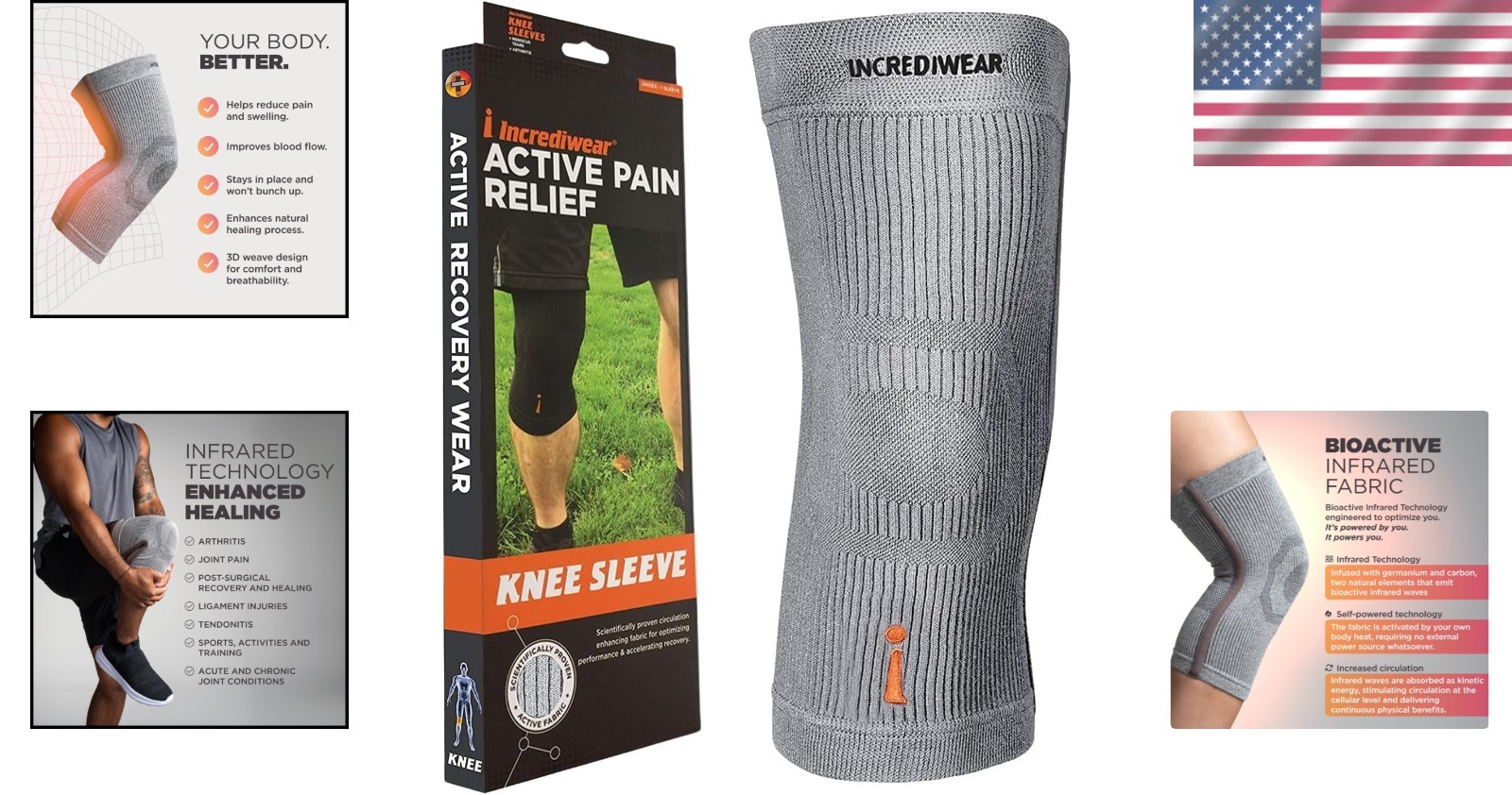 Knee Support Brace for Swelling & Inflammation