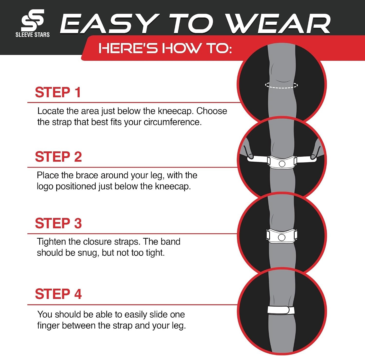 Adjustable Patella Knee Strap for Osgood Schlatter – Durable Pain Relief for All