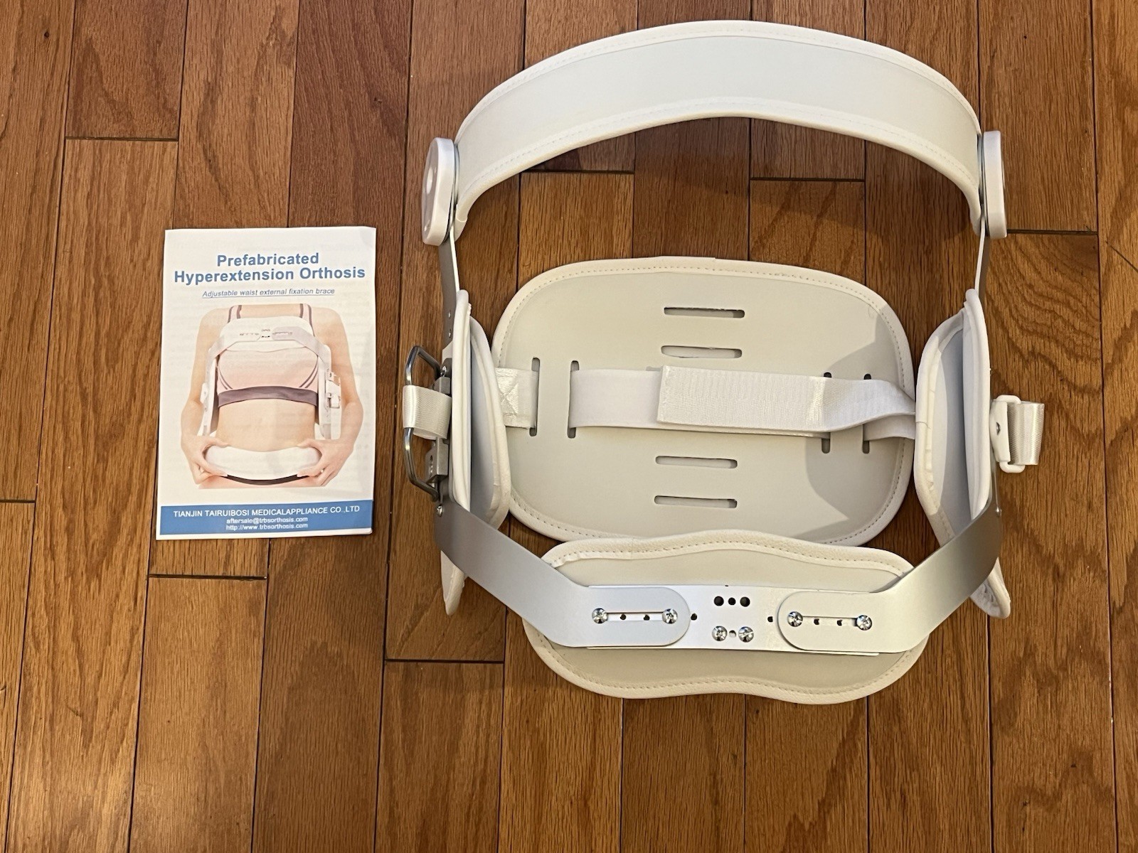 Quovilap Hyperextension Back Brace Spinal Lumbar Fracture Thoracic Size Medium