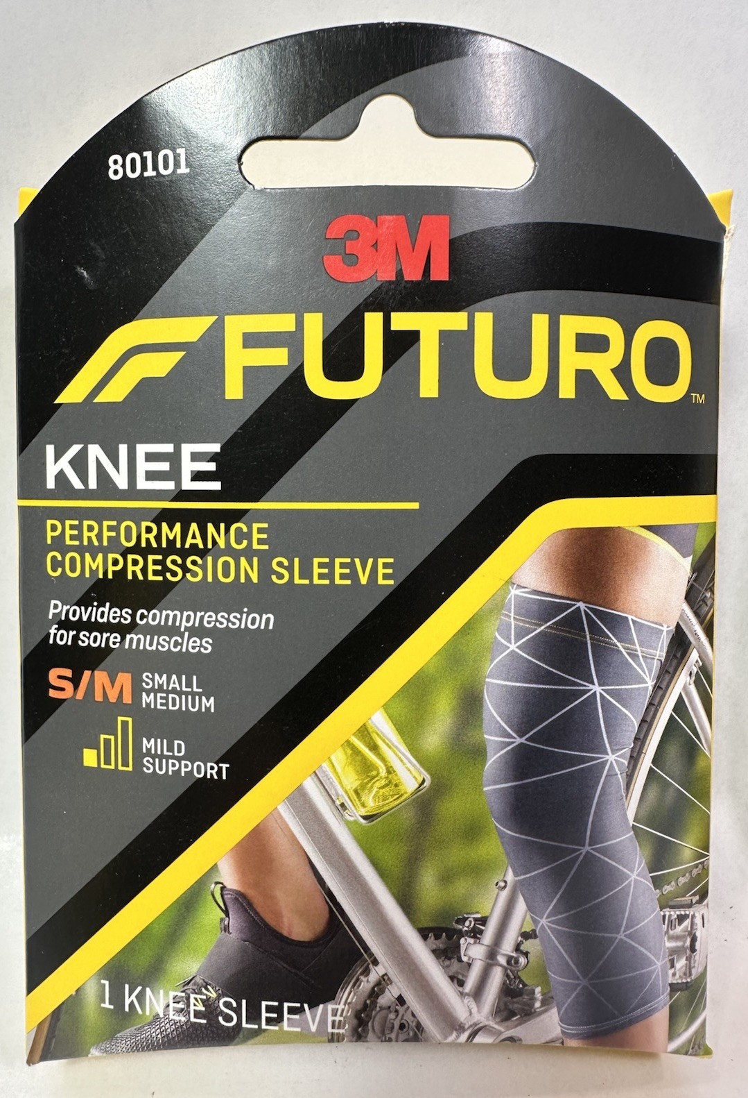 Futuro Sport Performance Compression Knee Sleeve – S/M Small Medium Lot of 2