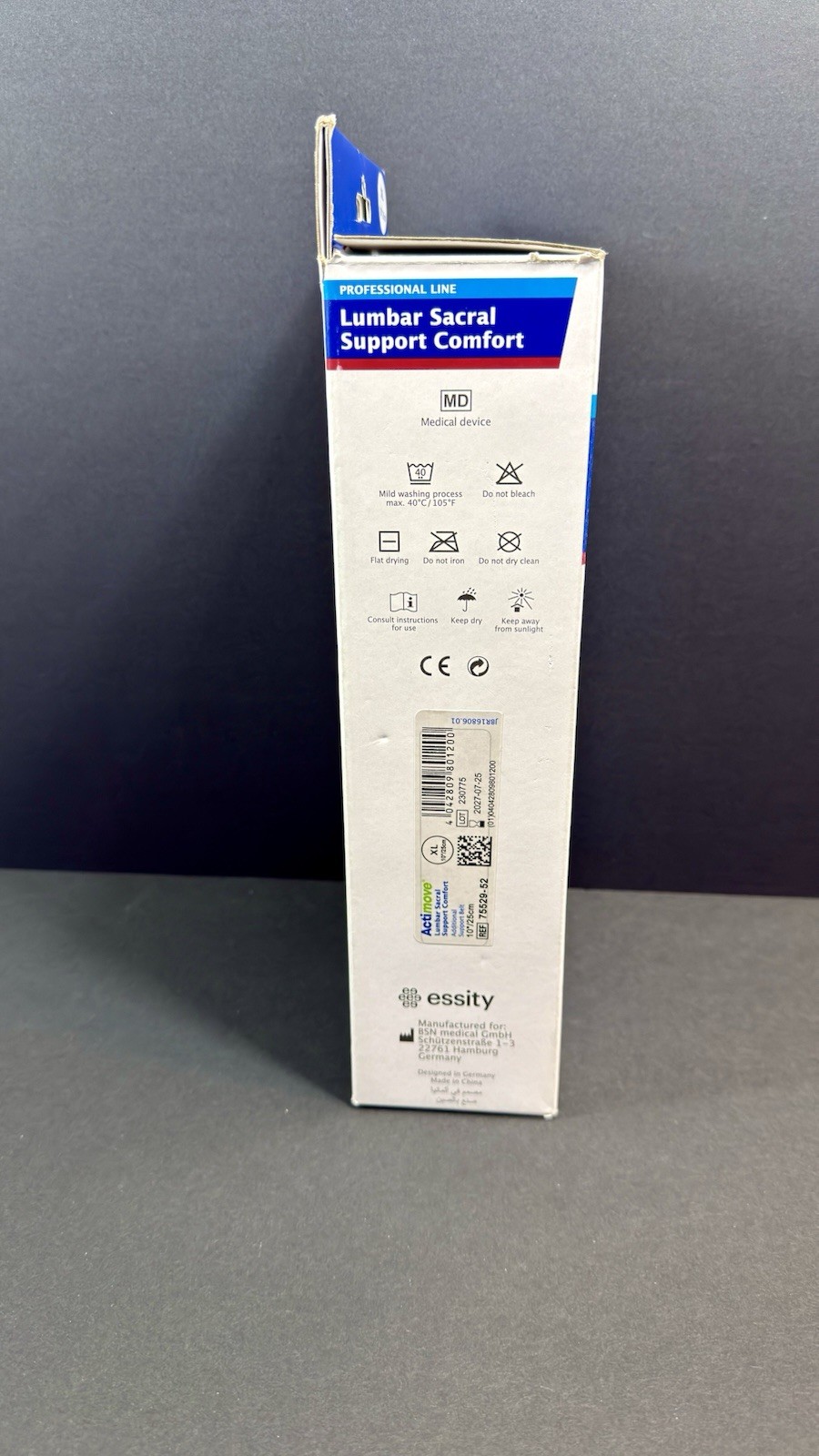 Actimove Lumbar Sacral Support Comfort Belt XL 100-115cm New In Box