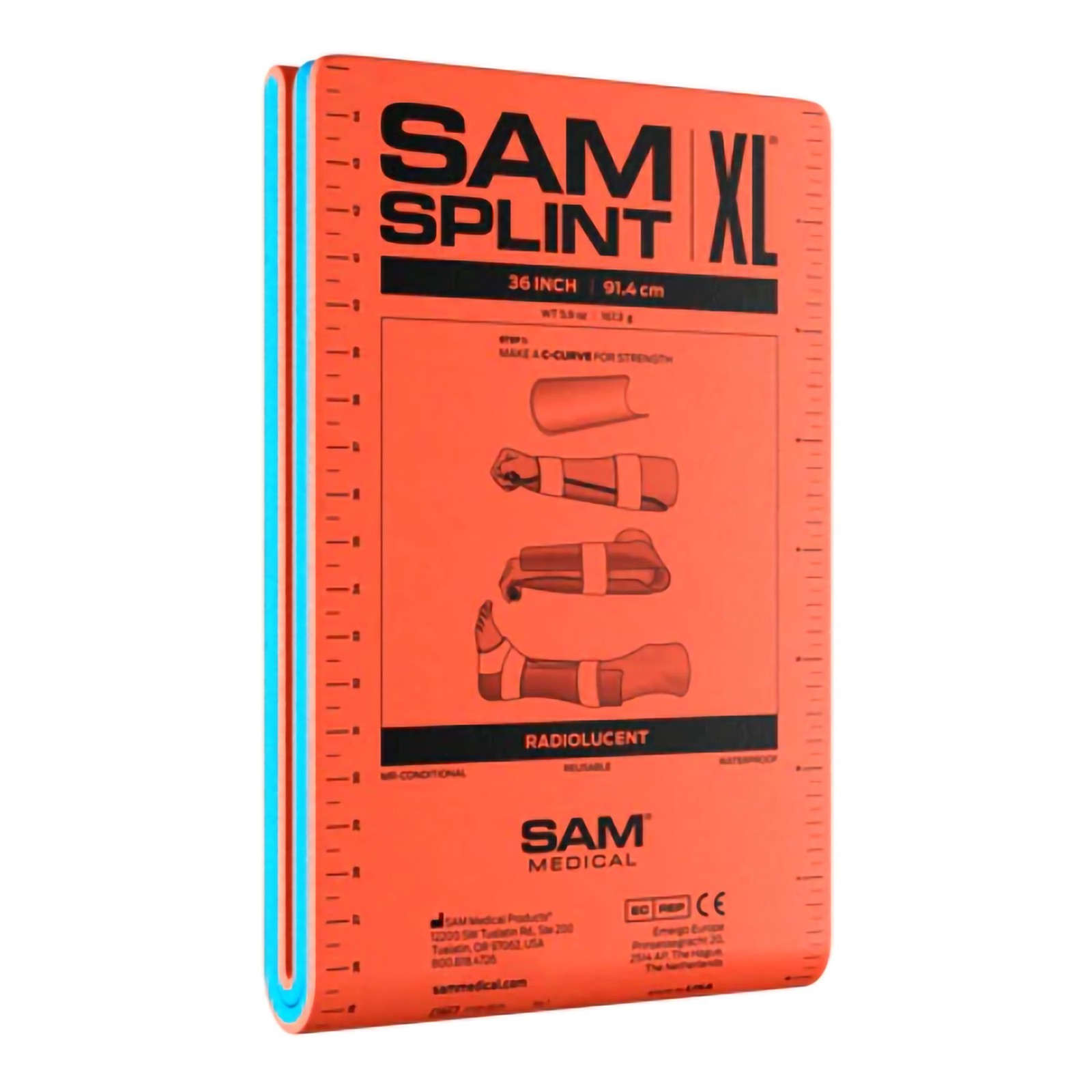 Sam Arm Splint Orange One Size Fits Most