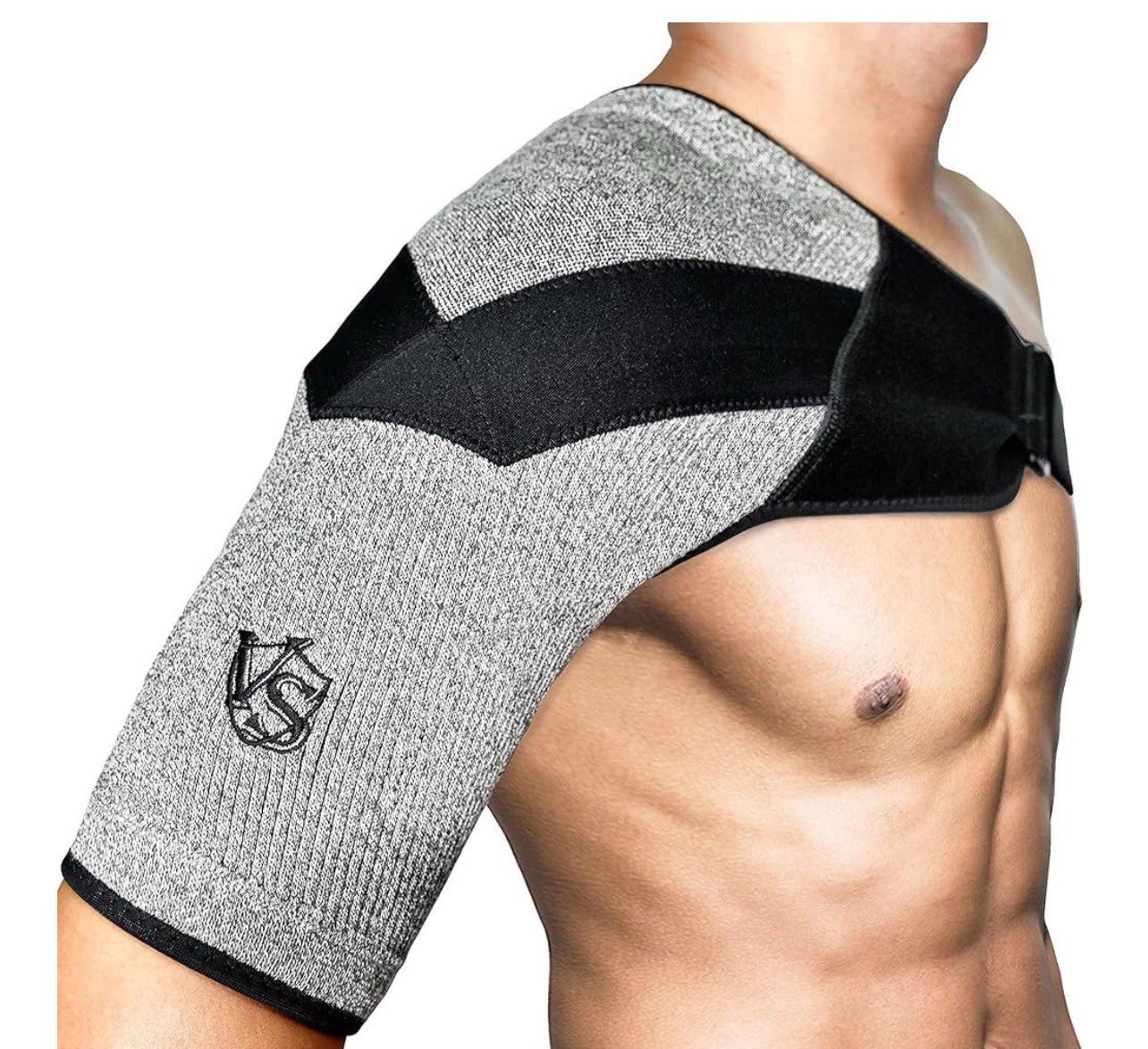 Vital Salveo Shoulder Brace Compression Sleeve Wrap with Support and Stability.