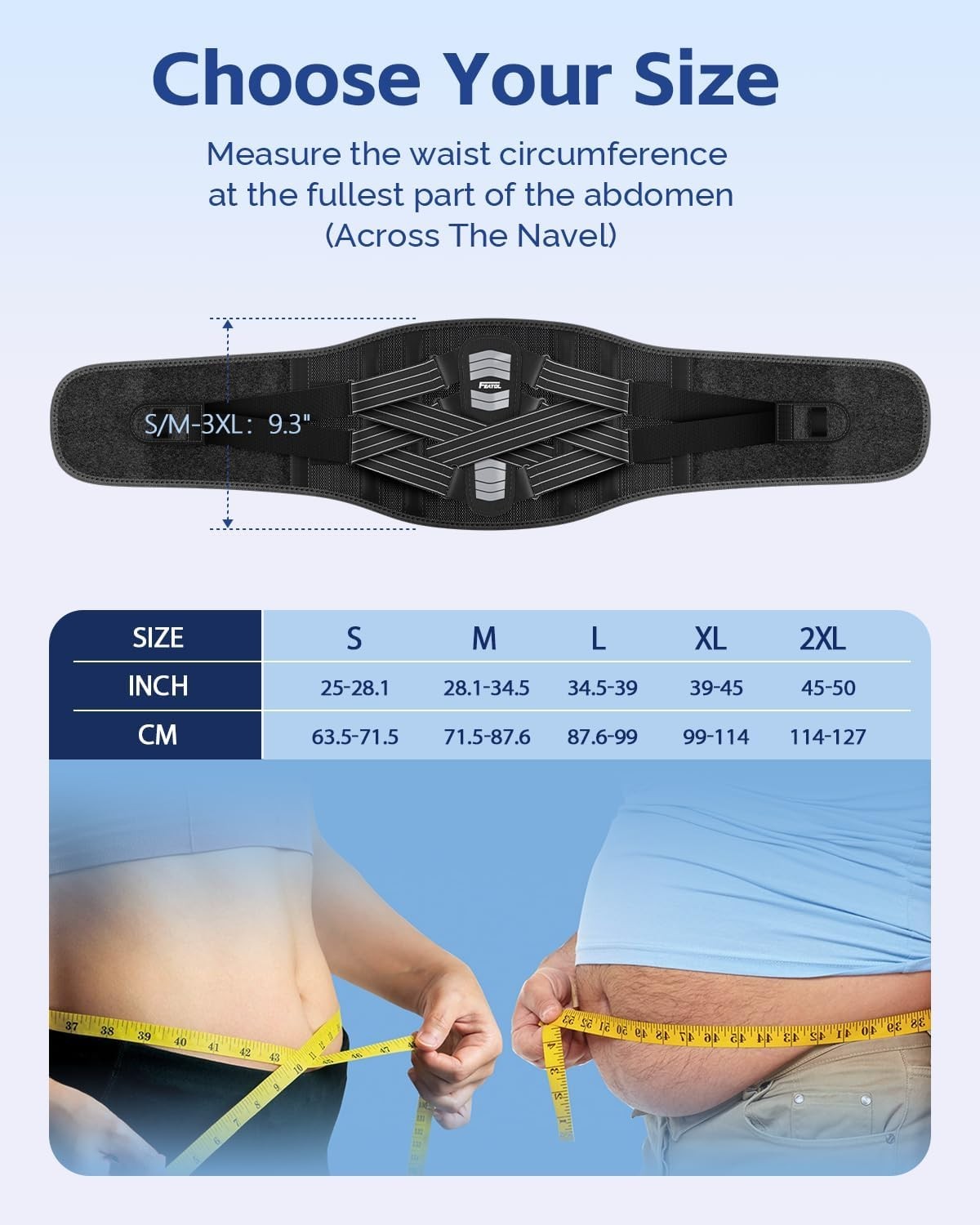 Versatile Lower Back Brace with Snug Fit – Perfect for Work or Active Lifestyle
