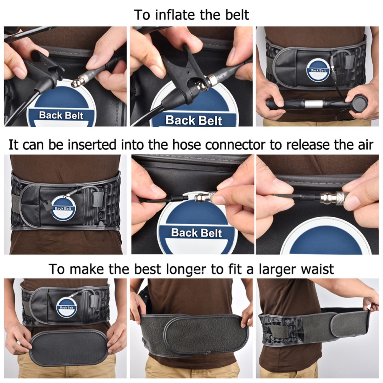 Decompression Back Belt Support Belt for Men Women Lower Back Pain Relief