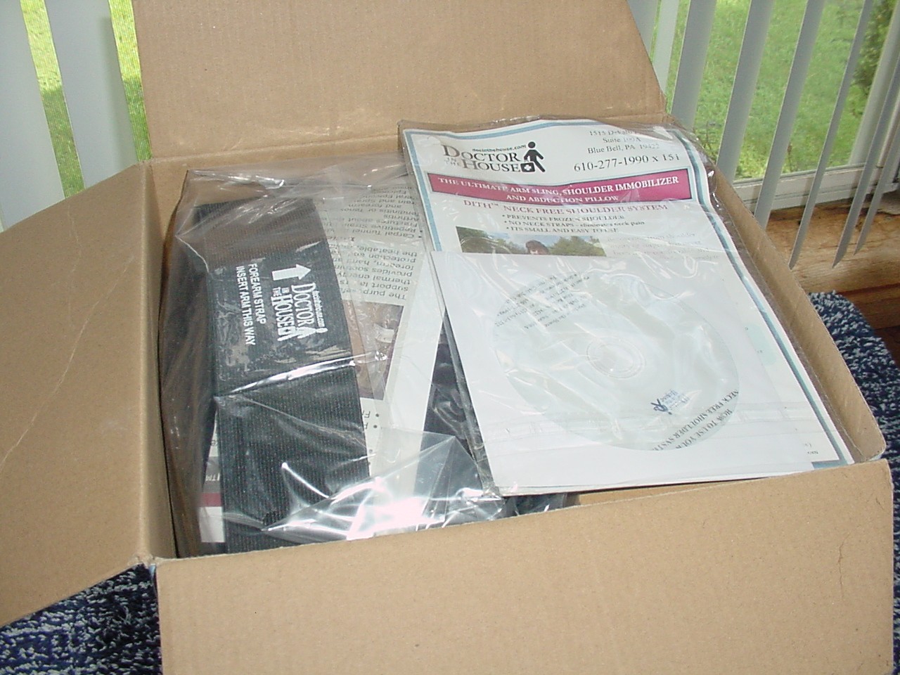 DITH Doctor in The House Neck Free Shoulder System w/DVD Instructions NEW in box