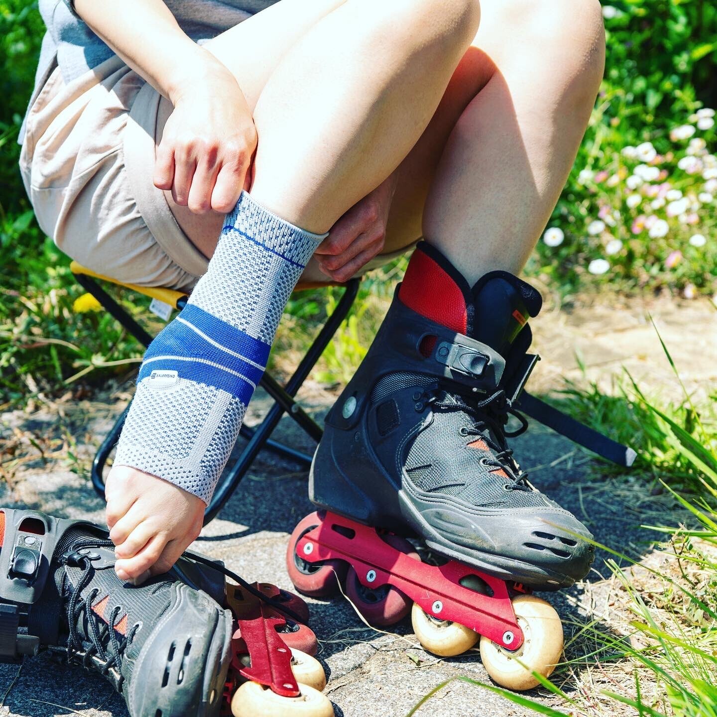 Bauerfeind Malleo Train 5R Ankle Stabilise Brace Support Talus Size 5 Right join