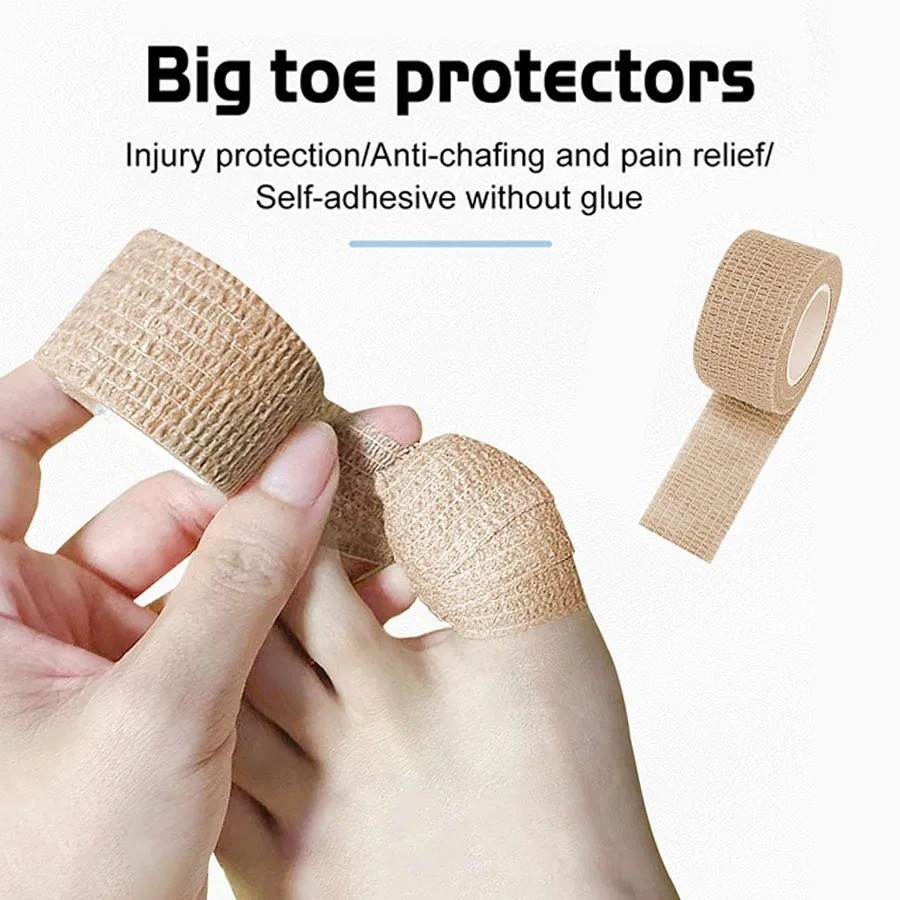Toe Protector Bandage Heels Heel Anti-wear Adherent Tape Cohesive Toe Finger