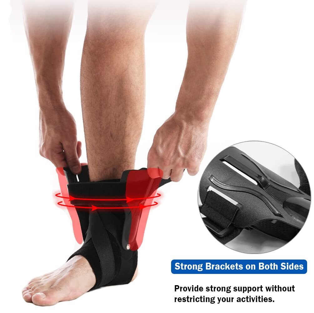 Drop Foot Ankle Brace Support Stabilizer Compression Guard Sprain Pain Relief