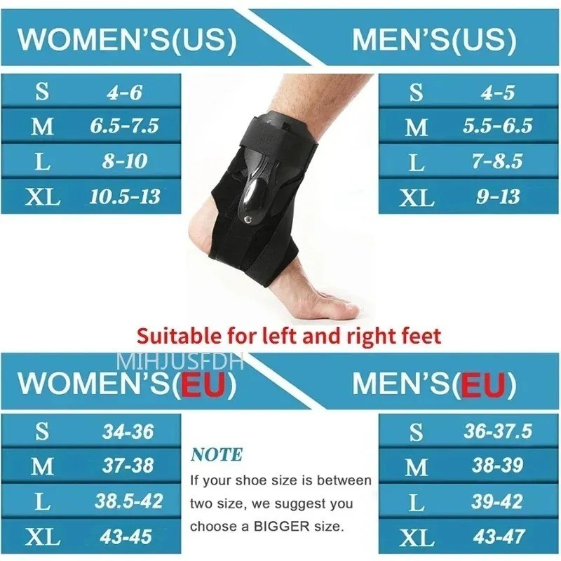 Ankle Brace for Sprained Ankle Support with Side Stabilizers for Women Men Ankle