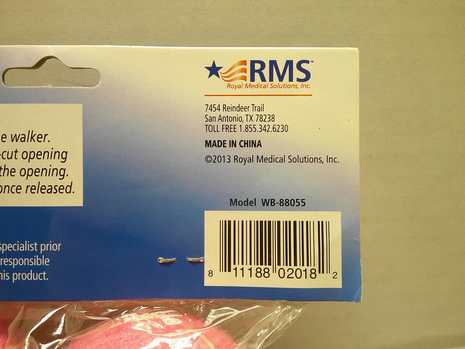 RMS Walker Glide Balls Set of 2 Pink Balls Precut Opening for Easy Installation