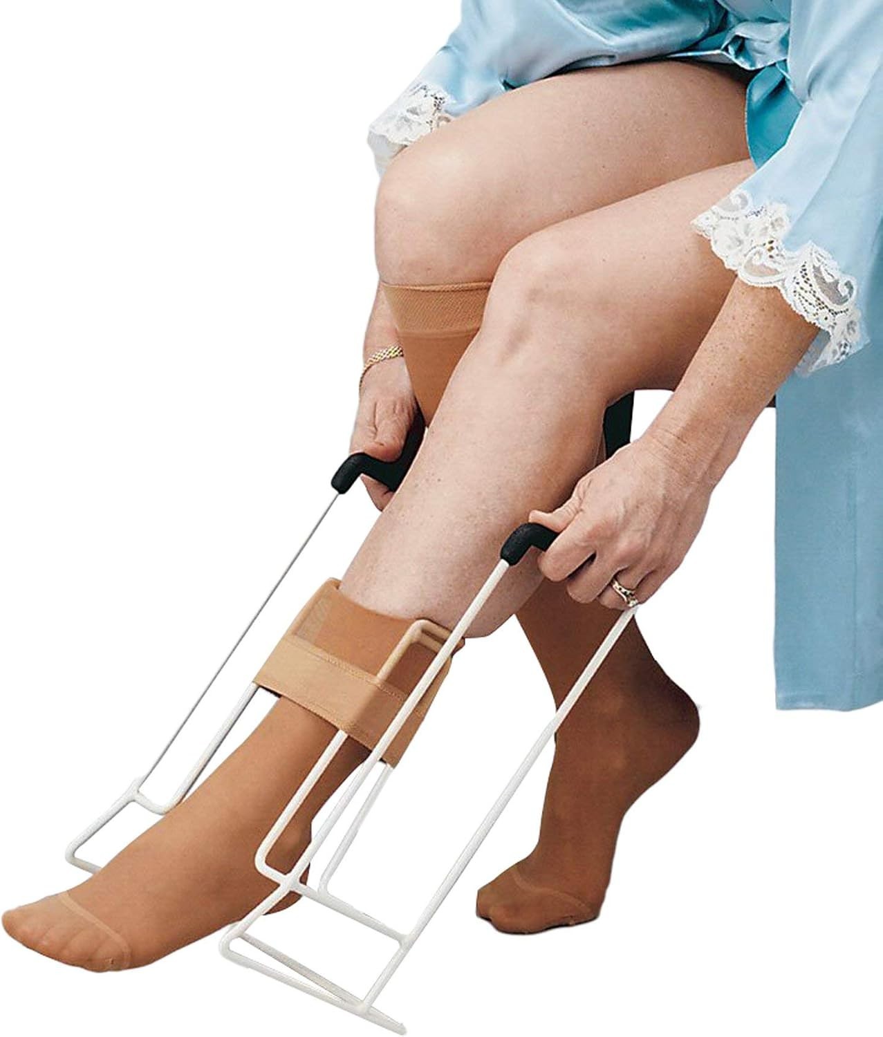 Easy Use Stocking Donner for Comfortable Compression Sock Dressing – Lightweight