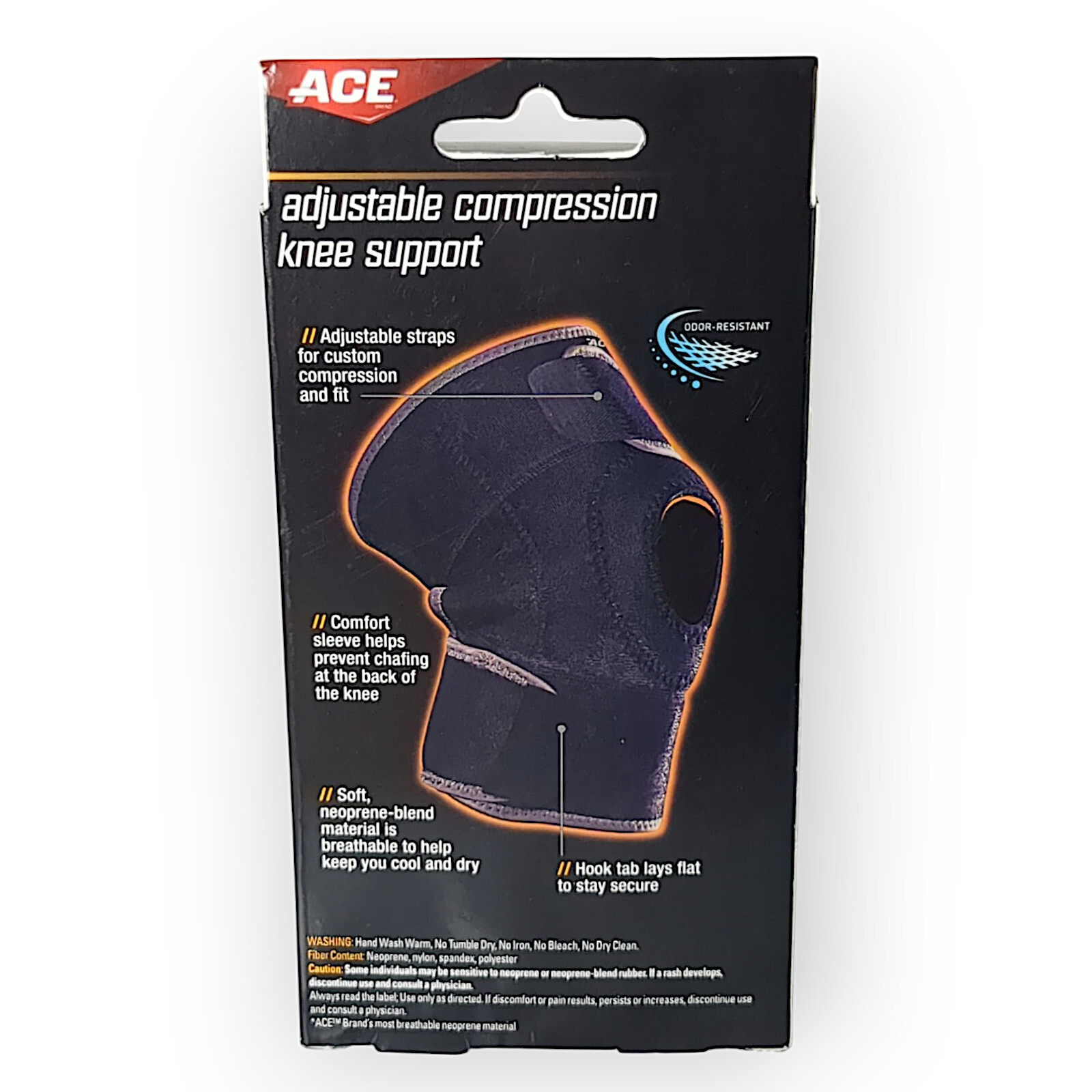3M Ace Knee Adjustable Compression, Moderate Support ~ Adjust to Fit 11in-22in